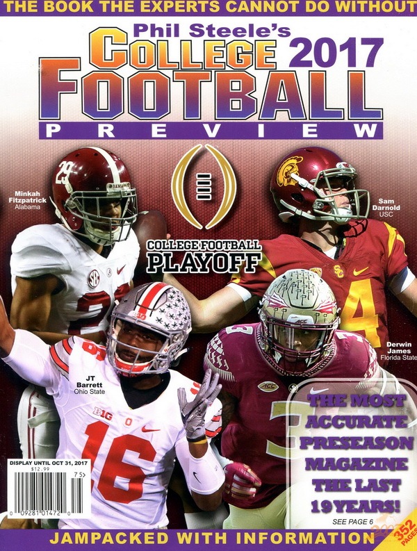 Phil Steele's COLLEGE FOOTBALL PREVIEW 2017美国